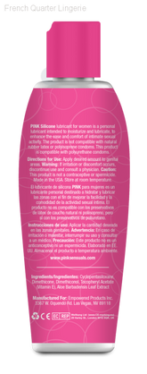 Lubricants - PINK® Silicone Lubricant